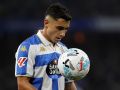 Yeremay Hernández, con el balón en un partido en Riazor