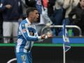 Yeremay celebra su gol ante el Almería