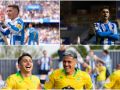 Yeremay, celebrando sus goles con el Deportivo