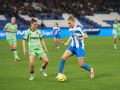 Marisa García, delantera del Dépor, en el partido ante el Levante en Riazor