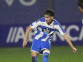 Hugo Torres en el encuentro entre Fabril y Gimnástica Segoviana