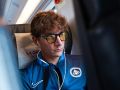 Alex Petxarroman, durante el viaje del Andorra a Valladolid el pasado fin de semana