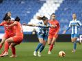 Millene en el encuentro entre Deportivo y Real Sociedad de Copa de la Reina