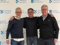 Sergi Macia con Juan Copa y Carlos Figueroa