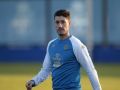 Sergio Escudero, durante un entrenamiento
