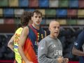 Guillem Jou y Carles Marco, durante el primer entrenamiento de la pretemporada