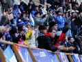 La nieve da una tregua en la visita del Deportivo a León La afición del Deportivo en el Reino de León
