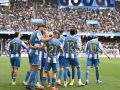 Los jugadores del Dépor celebran el segundo gol ante el Albacete