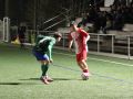 Cuatro equipos denuncian posible alineación indebida en la Copa de A Coruña Chechu, del Portazgo, encara a Xoel Maceiras, del Órdenes, en el partido de Copa de A Coruña
