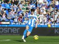 Riki durante el Deportivo-Eibar