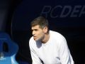 Antonio Hidalgo, en la banda de Riazor