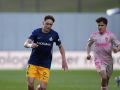 Petxarroman, conduciendo el balón en el Andorra-Zaragoza