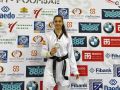 Elena García posa con la medalla en el Open de Bulgaria