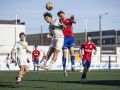 Lance de juego en el encuentro entre Bergantiños y Fabril