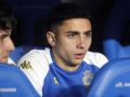 Yeremay, en el banquillo de Riazor durante el Dépor-Atlético de Madrid de Copa del Rey