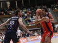 Jacobo Díaz en un lance del Leyma-Tizona de Copa de España