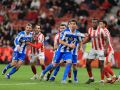 Dani Barcia, junto al sportinguista Otero, ex del Fabril