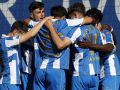 La crónica | Remontada de campeón del Fabril en Burgos (1-4) Jugadores del Fabril celebran uno de los goles ante el Atlético Astorga