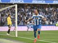 El poder inesperado de la defensa del Deportivo Quagliata celebra su gol ante el Córdoba