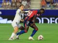 Ximo Navarro, durante el partido ante el Huesca la pasada temporada en El Alcoraz