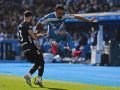 Dar un salto de calidad en Riazor es la llave del ascenso directo del Dépor Quagliata salta ante Puga, durante el enfrentamiento con el Málaga en el último partido del Dépor en Riazor (1-1), el pasado 4 de abril