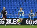 Paula Gutiérrez en el encuentro entre Deportivo y Eibar