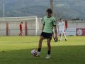 Teo Nikander, durante el Carral-Sporting Meicende de esta temporada