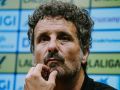Imanol ldiakez,  durante su presentación como nuevo técnico del Cádiz