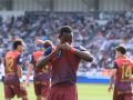 Bil Nsongo besa el escudo tras su gol