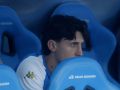 El ‘juego de las sillas’ en la delantera convierte a Mulattieri en actor figurante Mulattieri, en el banquillo durante un partido del Deportivo