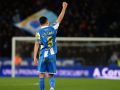 200 veces Diego Villares: el capitán sigue haciendo historia con el Dépor Villares, durante el partido ante el Cádiz esta temporada en Riazor