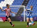 Elena Vázquez ante Azkona en el Dépor-Athletic de la primera vuelta