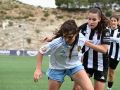 Valeria Trashorras, lateral izquierda del Victoria, durante el partido de ida