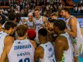 Los jugadores de Menorca celebran una victoria de esta temporada
