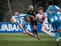 Mauro Valeiro en el Depor-Rayo Vallecano de Copa del Rey juvenil