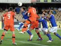 Jugada del Xerez-Deportivo (3-2), única derrota en las siete últimas jornadas del equipo que ascendió en 2012