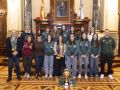 Imaxe da recepción de Inés Rey e Manuel Vázquez ao Marineda