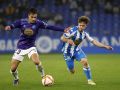 Mario Soriano en el encuentro ante el Valladolid Promesas de la temporada 2021-22
