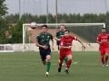 Casariego y Cristian Quintás, jugadores que pasaron por el otro equipo, durante el San Tirso-Paiosaco de Liga