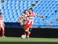 Alba Martínez: “Es el mejor momento futbolístico de toda mi vida” Alba Martínez en el encuentro ante el Victoria