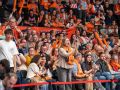 Imagen de la afición del Básquet Coruña en un partido contra el Menorca