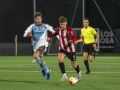 Raúl Melo, extremo del Atlético Arteixo, durante el partido ante el Compostela de la primera vuelta