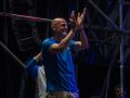 Fernando Soriano en la Fan Zone del Deportivo el día del ascenso a Primera