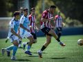 Adri Otero, delantero del Arteixo, en una acción de la primera parte