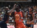 Mus Barro disputará en el Coliseum su tercera Final Four Acción de Mus Barro en el partido de Copa de España contra el Tizona Burgos