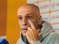 Carles Marco, durante la rueda de prensa previa al Básquet Coruña-Palencia de la Final Four