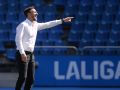 Borja Fernández en el encuentro entre Fabril y UD Ourense en Riazor