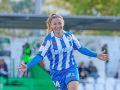 Ainhoa celebra ante el Cacereño su primer gol de la temporada 2023-24