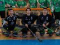 La plantilla del Liceo: Arnau Xaus, Dava Torres, Nil Cervera, Bruno Saavedra, Nuno Paiva, César Carballeira, Tombita, Toni Pérez y Jacobo Copa. Abajo, los tres porteros, Blai Roca, Eloi Martínez y Martín Rodríguez