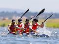 El K4 español con Adrián del Río, Carlos Arévalo, Marcus Cooper y Rodrigo Germade